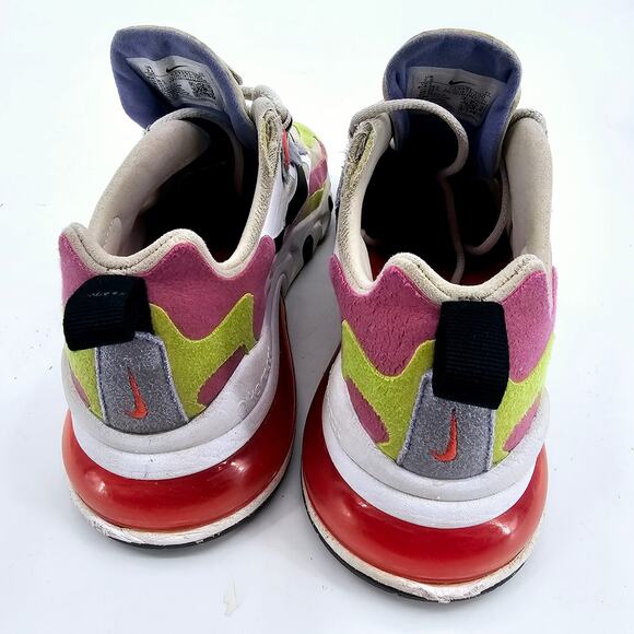 Nike Air Max 270 React Women's 7.5 White Mukti CZ9351-100 Athletic Shoes - Picture 4 of 10